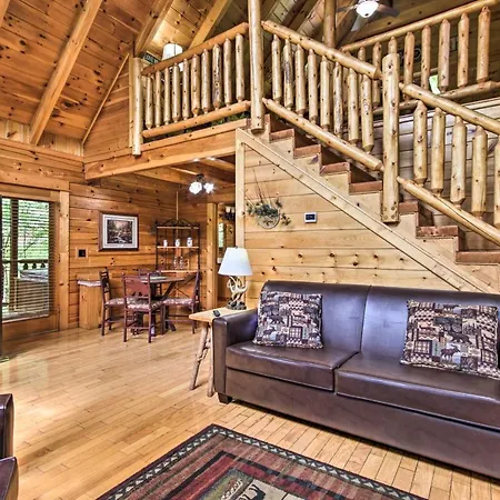 Romantic Pigeon Forge Log Cabin With Hot Tub! Sevierville Exterior photo